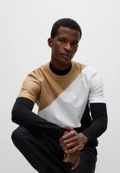 BOSS Print T-shirt - Medium Beige 10 BOSS Print T-shirt - Medium Beige -BOSS Sales Store 4fb435c670854fba93d52a6959f6d294