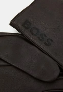 BOSS UNISEX - Gloves - Dark Brown -BOSS Sales Store 4fd546f1e904479d8ba8383dce7186c5