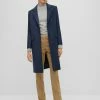 BOSS CATARA - Classic Coat - Open Blue Six -BOSS Sales Store 5097acdef9584caba04c3d074ef22361
