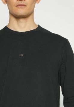 BOSS TOKKSLONG - Long Sleeved Top - Black -BOSS Sales Store 50cbd02d191343d3b3d9f6cf76981f51