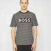 BOSS TIBURT - Print T-shirt - Black -BOSS Sales Store 517a4251a0aa48f9b7975023e8b3bf13