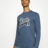 BOSS X RUSSELL ATHLETIC - Long Sleeved Top - Bright Blue -BOSS Sales Store 5218f3a6007b459f9df97d94c5ab0896