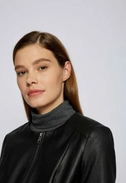 BOSS SANOA - Leather Jacket - Black -BOSS Sales Store 522b404a520242078020afdab6aac645