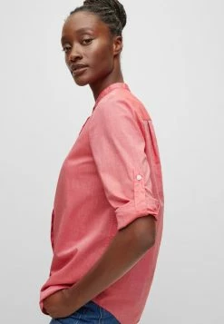 BOSS BEFELIZE - Button-down Blouse - Red Twelve -BOSS Sales Store 52f05969a41c4004927d9c323f4cb3c9
