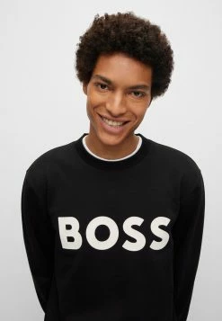 BOSS STADLER - Sweatshirt - Black -BOSS Sales Store 53261359c4b946ac98a0d5e7a5673ad4