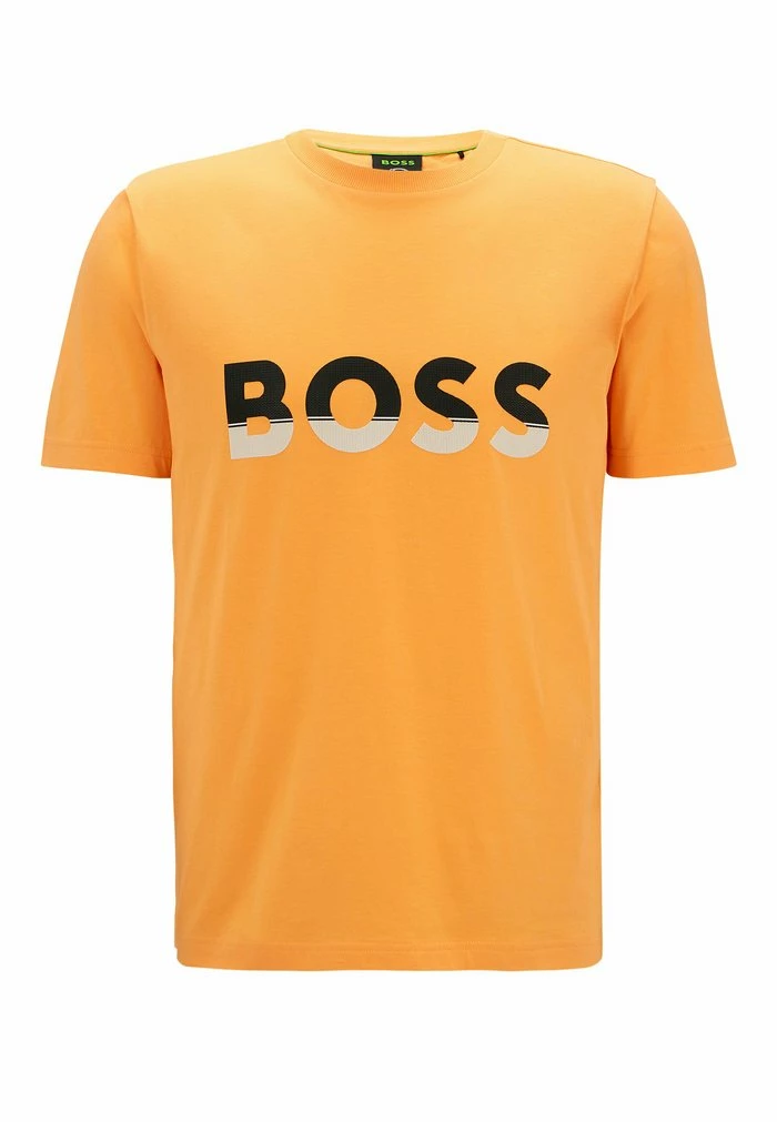 BOSS Print T-shirt - Open Orange Two 7 BOSS Print T-shirt - Open Orange Two - Image 5