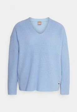 BOSS FARDINA - Jumper - Light Pastel Blue -BOSS Sales Store 54d9f1bb80b84daab45f5f8116abaed5