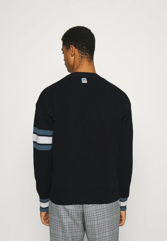 BOSS X RUSSELL ATHLETIC KRASSEV - Jumper - Navy 5 BOSS X RUSSELL ATHLETIC KRASSEV - Jumper - Navy - Image 3