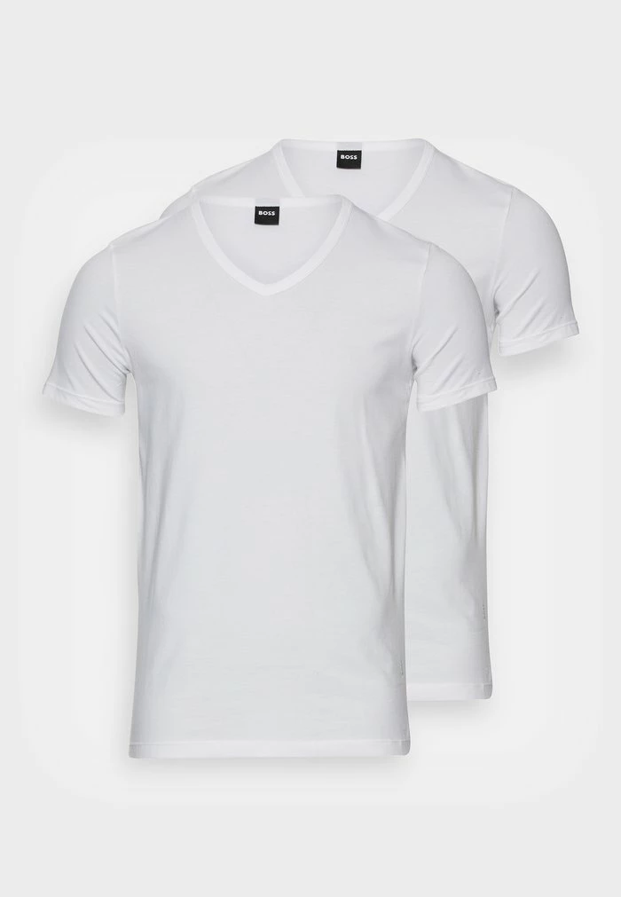 BOSS MODERN 2 PACK - Undershirt - White 6 BOSS MODERN 2 PACK - Undershirt - White - Image 4