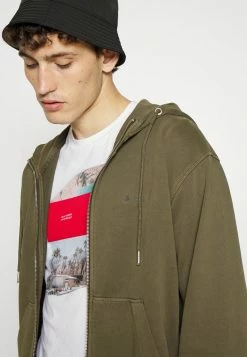 BOSS ZEFADE - Zip-up Sweatshirt - Dark Green 11 BOSS ZEFADE - Zip-up Sweatshirt - Dark Green -BOSS Sales Store 58743f49a5e74b74bdd6a4949ff1a3ed