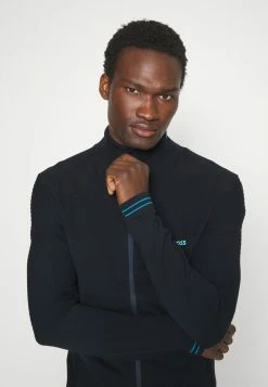 BOSS ZODIR - Zip-up Sweatshirt - Dark Blue -BOSS Sales Store 58a58002861d4f2cac637d35d631fed4