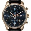 BOSS SKYMASTER - Chronograph Watch - Black/ Rose Gold Coloured -BOSS Sales Store 58e6c9f5500847b888701020b9ed8334