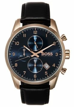 BOSS SKYMASTER - Chronograph Watch - Black/ Rose Gold Coloured