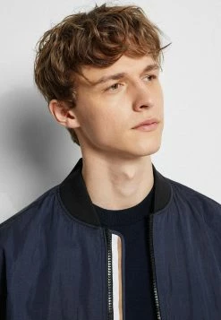 BOSS CLIFFORD - Bomber Jacket - Dark Blue -BOSS Sales Store 5962d11372174e97aa8cf33f8dddd134