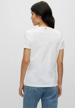 BOSS C_ELOGO - Print T-shirt - White -BOSS Sales Store 59cf3af444414ab797b6f2251a06b2e5