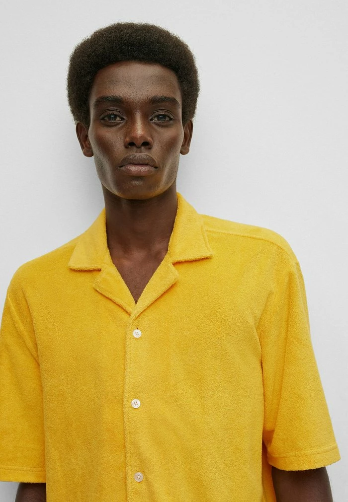 BOSS Shirt - Open Yellow Three 7 BOSS Shirt - Open Yellow Three - Image 5