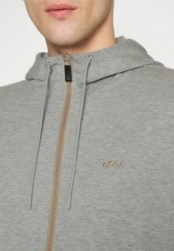 BOSS SAGGY - Zip-up Sweatshirt - Light Pastel Grey -BOSS Sales Store 5a5ee941167e478eac3177d5c91b4bd7