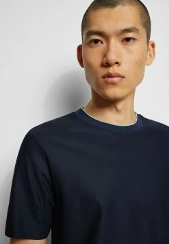 BOSS TESSLER - Basic T-shirt - Dark Blue Four -BOSS Sales Store 5a7d9f38a8f24bf884e34ca453bc6bf2