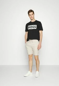 BOSS TIBURT - Print T-shirt - Black -BOSS Sales Store 5c08c3e58a8445fd8cfd5cb5d72b891a