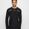 BOSS SALBO GYM - Long Sleeved Top - Black