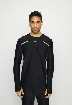 BOSS SALBO GYM - Long Sleeved Top - Black