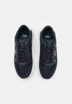 BOSS DEAN RUNN - Trainers - Dark Blue -BOSS Sales Store 5c84bd3d1ad84fad891c6cc9791a9683