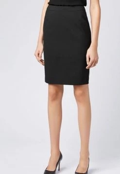 BOSS VILEA SLIM FIT - Pencil Skirt - Black