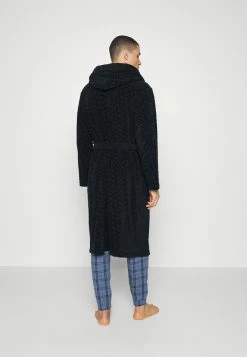 BOSS FASHION ROBE - Dressing Gown - Dark Blue -BOSS Sales Store 5ce963d63ae14561bc984a1e383bc01c