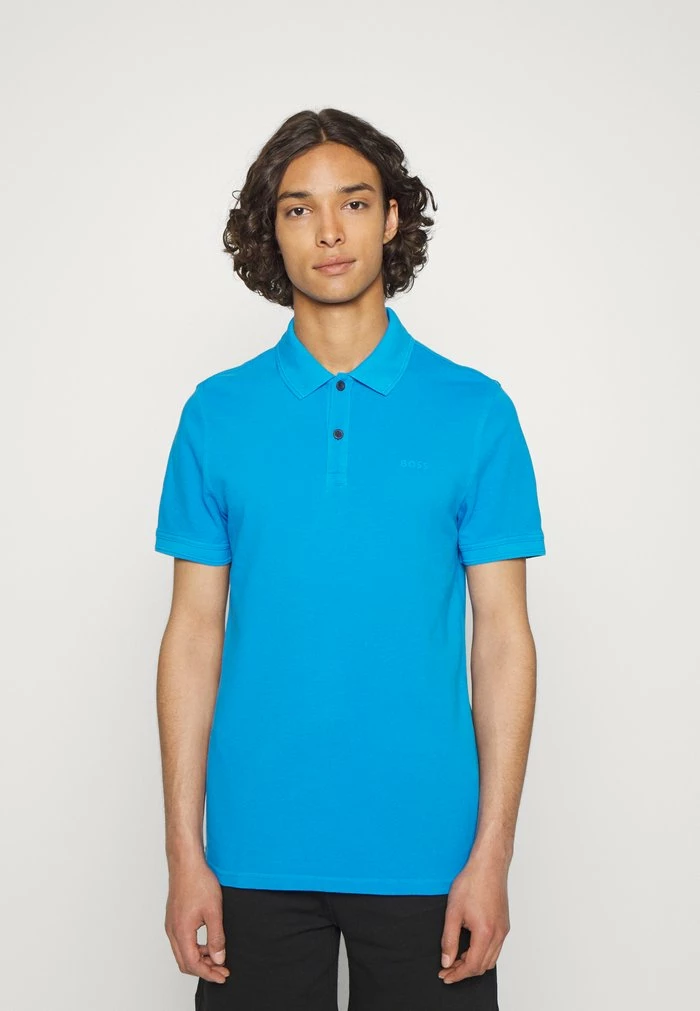 BOSS Polo Shirt - Bright Blue 3 BOSS Polo Shirt - Bright Blue