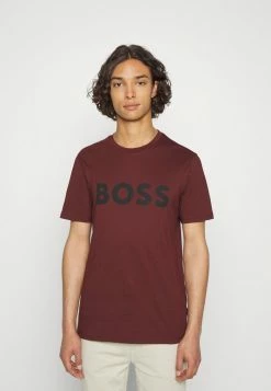 BOSS Thinking - Print T-shirt - Dark Red