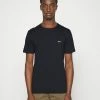 BOSS TEE CURVED - Basic T-shirt - Dark Blue