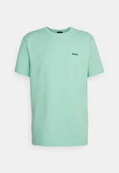BOSS TEE - Basic T-shirt - Light/pastel Green -BOSS Sales Store 5ed3a88f921541b2bbc39210167e629a