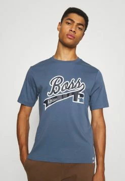 BOSS X RUSSELL ATHLETIC - Print T-shirt - Bright Blue