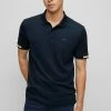 BOSS PARLAY 147 - Polo Shirt - Dark Blue Four -BOSS Sales Store 5fc4870973ba4ea19378c96d50f8c4a3