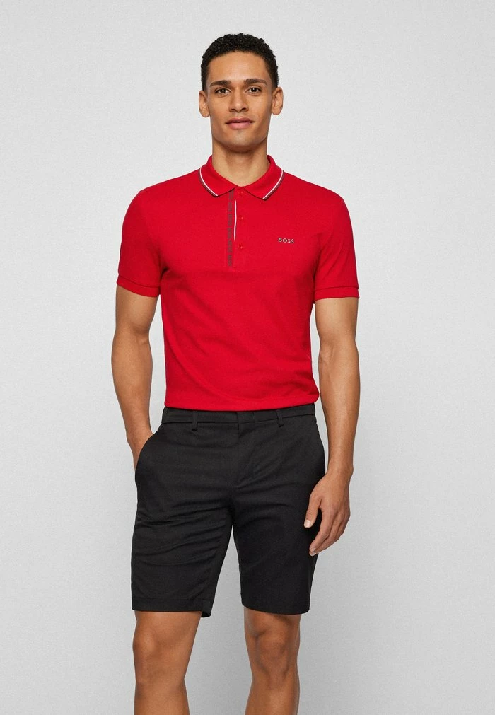 BOSS PAULE - Polo Shirt - Red 3 BOSS PAULE - Polo Shirt - Red