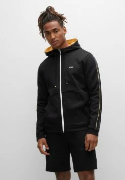 BOSS SAGGY - Zip-up Sweatshirt - Black Two