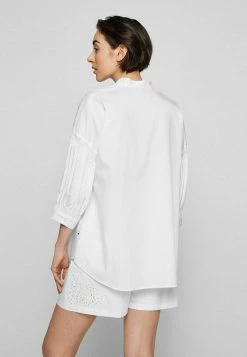 BOSS BESMOA - Button-down Blouse - White -BOSS Sales Store 60d6062daf1042ceb8a631b7b42b7ec7