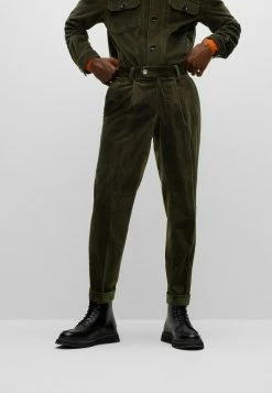 BOSS Trousers - Open Green Thirtyseven