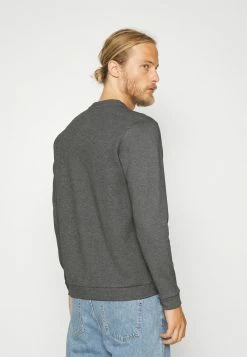 BOSS SALBO CURVED - Sweatshirt - Medium Grey -BOSS Sales Store 617aa77c50c44ae38381027b552dc27e