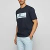 BOSS Print T-shirt - Dark Blue Two