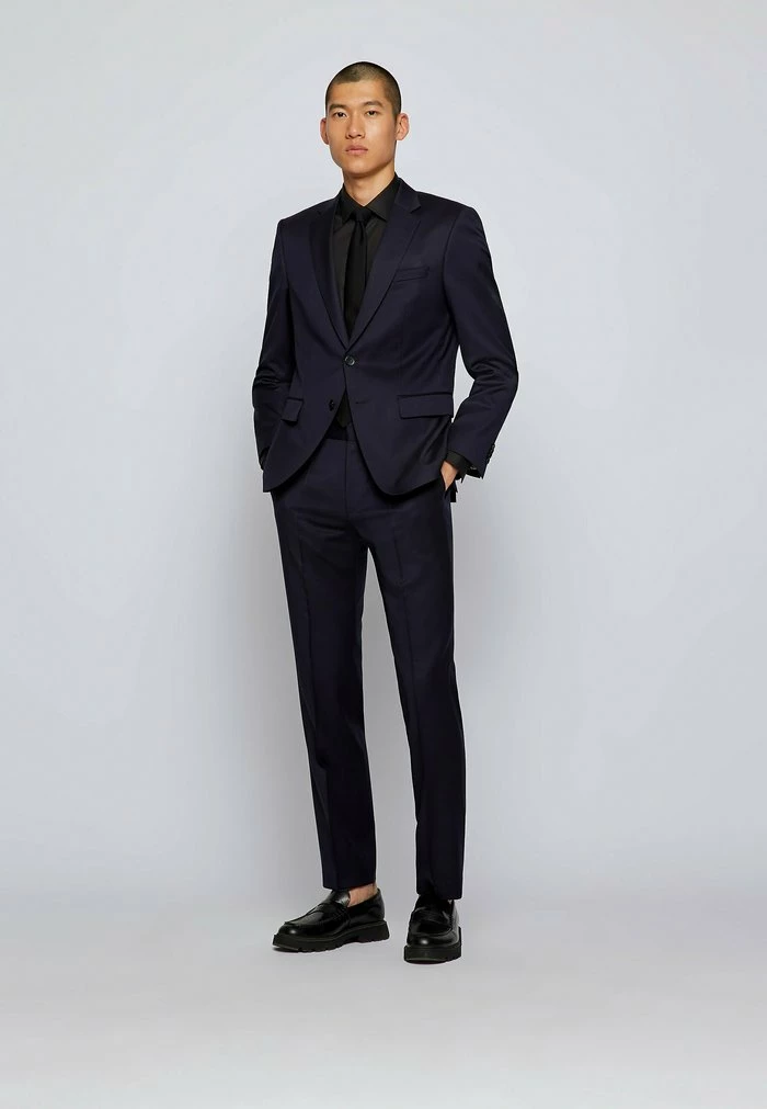 BOSS H LENON - Suit Trousers - Dark Blue 4 BOSS H LENON - Suit Trousers - Dark Blue - Image 2