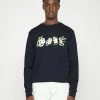 BOSS WELOGOCREW - Sweatshirt - Dark Blue -BOSS Sales Store 62e6a875d20943548f0c14327957bec9