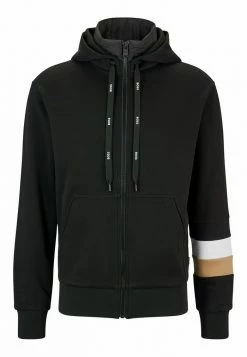 BOSS SEEGER - Zip-up Sweatshirt - Black One