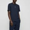 BOSS TCHUP - Basic T-shirt - Dark Blue