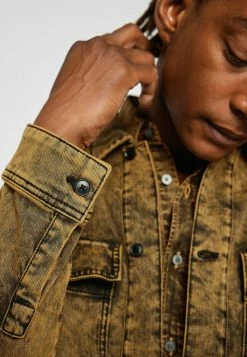 BOSS LOVVO BC - Denim Jacket - Brown -BOSS Sales Store 6363c33884324b4cb4aec2ba56cb00eb