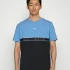 BOSS TEE TAPE - Print T-shirt - Bright Blue -BOSS Sales Store 63b36b0faa77402b9b9c084b182ff015