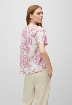 BOSS C ELOWA - Print T-shirt - Patterned Eleven -BOSS Sales Store 63ea9684aaed48ae80dc28e3713a9ca5