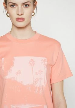 BOSS ENCHY - Jersey Dress - Light/pastel Red -BOSS Sales Store 647c30b2ec60457d9141691322e5a56f