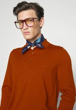 BOSS BONO - Polo Shirt - Rust/copper -BOSS Sales Store 6493e3ee43934f55859ae76253891e11