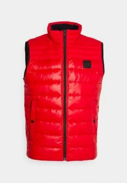 BOSS ODENO - Waistcoat - Bright Red -BOSS Sales Store 64fbfb505b91428eaa0dc1846c271c65